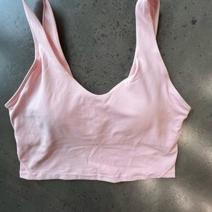 Halara sports bra, pink, size L. NWOT.